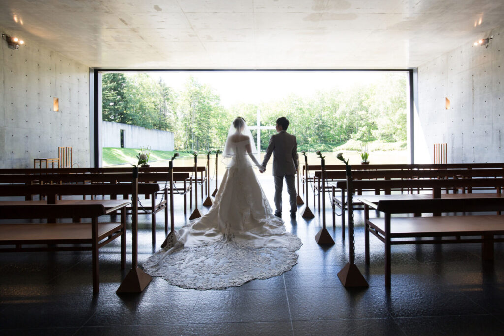 水の教会 結婚式レポート 写真撮影編 もりもりダイアリー